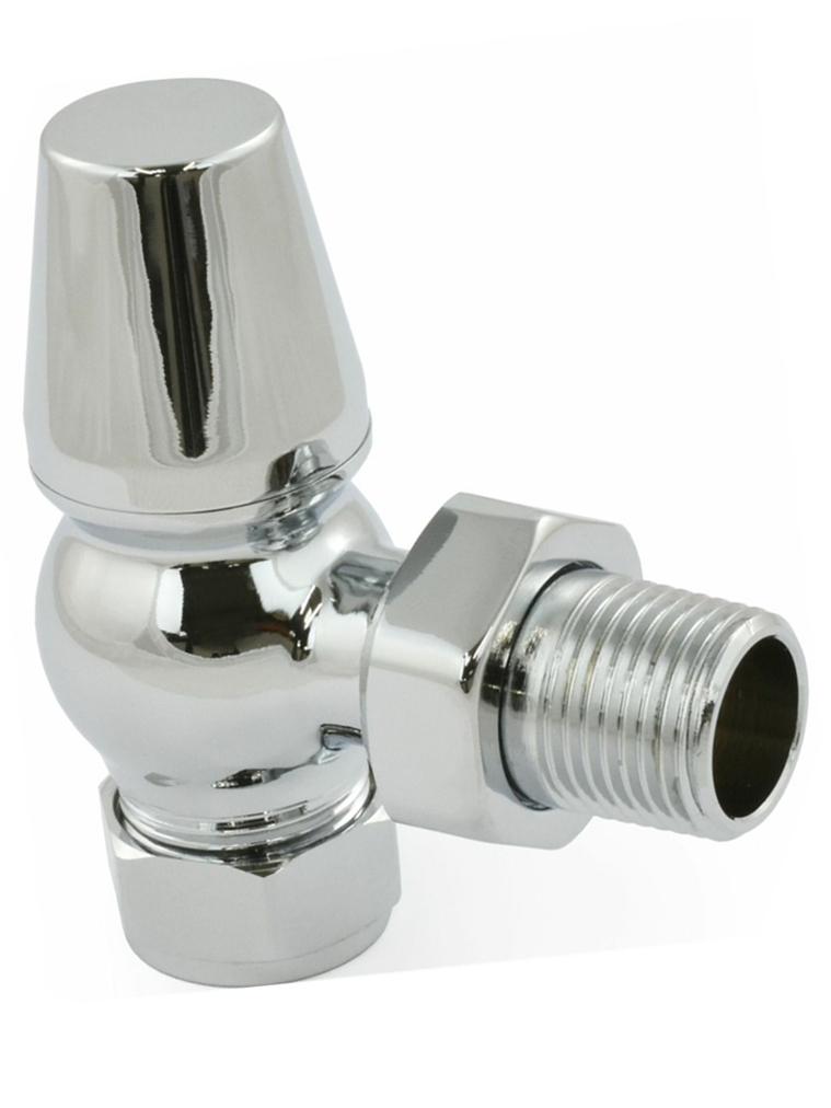 Lambeth Angled TRV Set - Polished Chrome